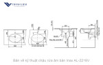 Chậu rửa âm bàn Inax AL-2216V
