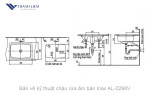 Chậu rửa âm bàn Inax AL-2298V