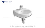Chậu rửa mặt treo tường Inax L-282VFC