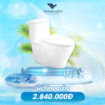 Bệt 1 khối Inax AC-989VN màu trắng (nắp CF-502VS) 
