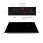Bếp từ đôi Germatek DE-ICF62S
