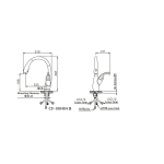 Vòi rửa bát cảm ứng 3 chức năng Clara CF-100404B