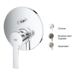 Bộ trộn sen âm tường Lineare, 2 chế độ Grohe 24064001