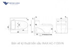 Bồn cầu 1 khối INAX AC-1135VN