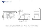 Bồn cầu 1 khối INAX AC-900VRN-2