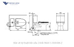 Bồn cầu 2 khối INAX C-504VAN-2