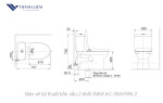Bồn cầu 2 khối Inax AC-504VWN-2