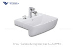 Chậu rửa bán dương bàn Inax AL-345VEC