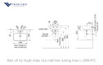 Chậu rửa mặt treo tường Inax L-289VFC