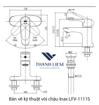 Vòi chậu Inax LFV-1111S