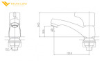 Vòi chậu Inax LFV-13BP