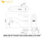 Vòi chậu Inax LFV-11AP
