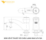 Vòi chậu lạnh Inax LFV-12A