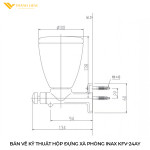 Phụ kiện phòng tắm Inax - Hộp đựng xà phòng Inax KFV-24AY