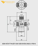 Van vặn khóa Inax A-703-6