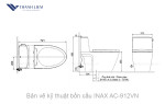 Bồn cầu 1 khối Inax AC-912VN
