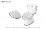 Bồn cầu 2 Khối Inax C-306PT + Nắp rửa Cơ CW-S15VN