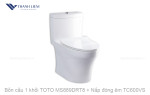 Bồn cầu 1 khối TOTO MS889DRT8 + Nắp đóng êm TC600VS