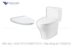 Bồn cầu 1 khối TOTO MS857TD10 + Nắp đóng êm TC600VS
