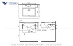 Chậu Rửa Âm Bàn TOTO LW1536V + Giá Đỡ TL516GV