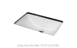 Chậu Rửa Âm Bàn TOTO LW1536V + Giá Đỡ TL516GV