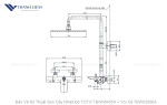 Sen Cây Nhiệt Độ TOTO TBW08405A + Vòi Xả TBW02006A