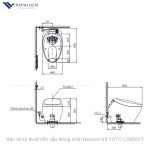 Bồn cầu thông minh Neorest NX I TOTO CS900VT