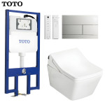 Bồn cầu treo tường TOTO CW522EA tích hợp nắp rửa điện TCF797C2Z