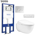 Bồn cầu treo tường TOTO CW812REA tích hợp nắp rửa điện TCF47360GAA