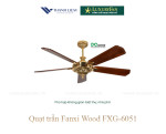 Quạt trần Fanxi Wood FXG-6051