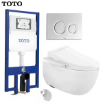 Bồn cầu treo tường TOTO CW812RA tích hợp nắp rửa điện TCF23410AAA
