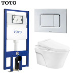 Bồn cầu treo tường TOTO CW822RA kèm nắp rửa điện tử TCF23410AAA