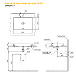 Chậu rửa đặt bàn TOTO LT4716G17#XW