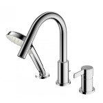 Vòi Xả Bồn Tắm TOTO TBG11305AA Gật Gù 3 Lỗ