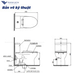 Bồn Cầu 2 Khối TOTO CS302 Kết Hợp Nắp Đóng Êm TC395VS