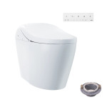 Bồn cầu thông minh Washlet G5A TOTO CW878BA kết hợp nắp rửa WASHLET TCS76311GAA và ống nối T53P100VS