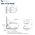 Bồn Cầu 1 Khối TOTO MS857D Kết Hợp Nắp Rửa Điện Washlet TCF34461GAA S5