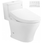 Bồn Cầu 1 Khối TOTO MS857D Kết Hợp Nắp Rửa Điện Washlet TCF34461GAA S5