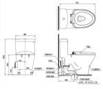 Bồn Cầu Điện Tử TOTO MS889DRW16#XW Nắp Rửa Washlet TCF23410AAA C2