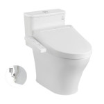  Bồn cầu 1 khối TOTO MS857DW16#XW nắp điện tử Washlet C2 TCF23410AAA 
