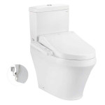  Bồn cầu TOTO CS948DW16#XW 2 khối nắp điện tử Washlet C2 TCF23410AAA 