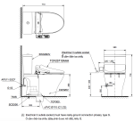  Bồn cầu TOTO CS326DW18#XW 2 khối nắp điện tử TCF23710AAA Washlet C2 cơ bản 