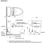  Bồn cầu TOTO MS887RW14#XW 1 khối nắp điện tử Washlet C5 TCF24410AAA 