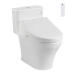  Bồn cầu 1 khối TOTO MS857CDW15#XW nắp điện tử Washlet C5 TCF24460AAA giấu dây 