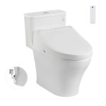  Bồn cầu 1 khối TOTO MS857DW14#XW nắp điện tử Washlet C5 TCF24410AAA 