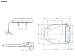  Nắp bồn cầu rửa cơ Eco washer TOTO TCW07S#W