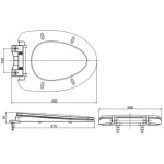  Nắp bồn cầu đóng êm TOTO TC395VS#W