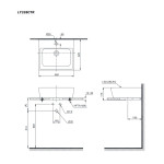  Chậu rửa lavabo đặt bàn TOTO LT328CTR#XW