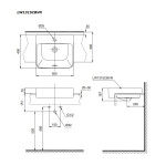  Chậu rửa mặt lavabo bán âm TOTO LW1315CBVN#XW