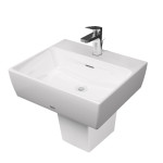  Chậu lavabo treo tường TOTO LHT328C#XW chân lửng 